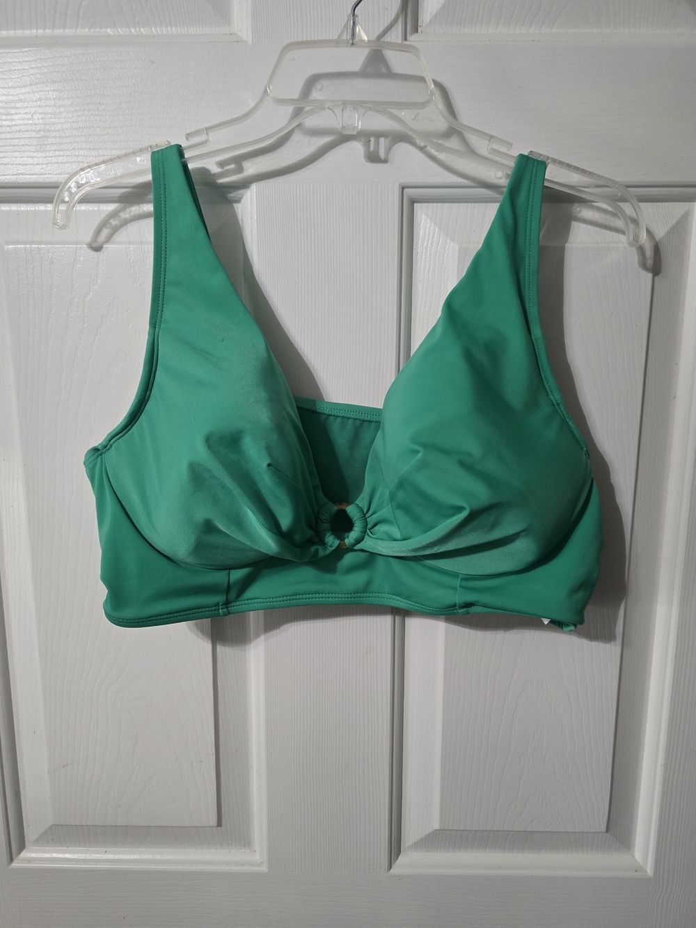 Lane Bryant Green Ring-Front Bralette